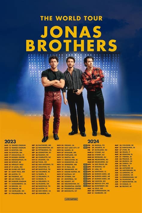 jonas brothers tour dates 2024